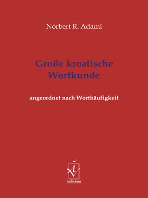cover image of Große kroatische Wortkunde